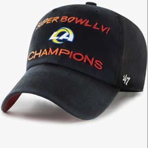 Los Angeles Rams '47 Super Bowl LVI Champions Trucker Clean Up Hat